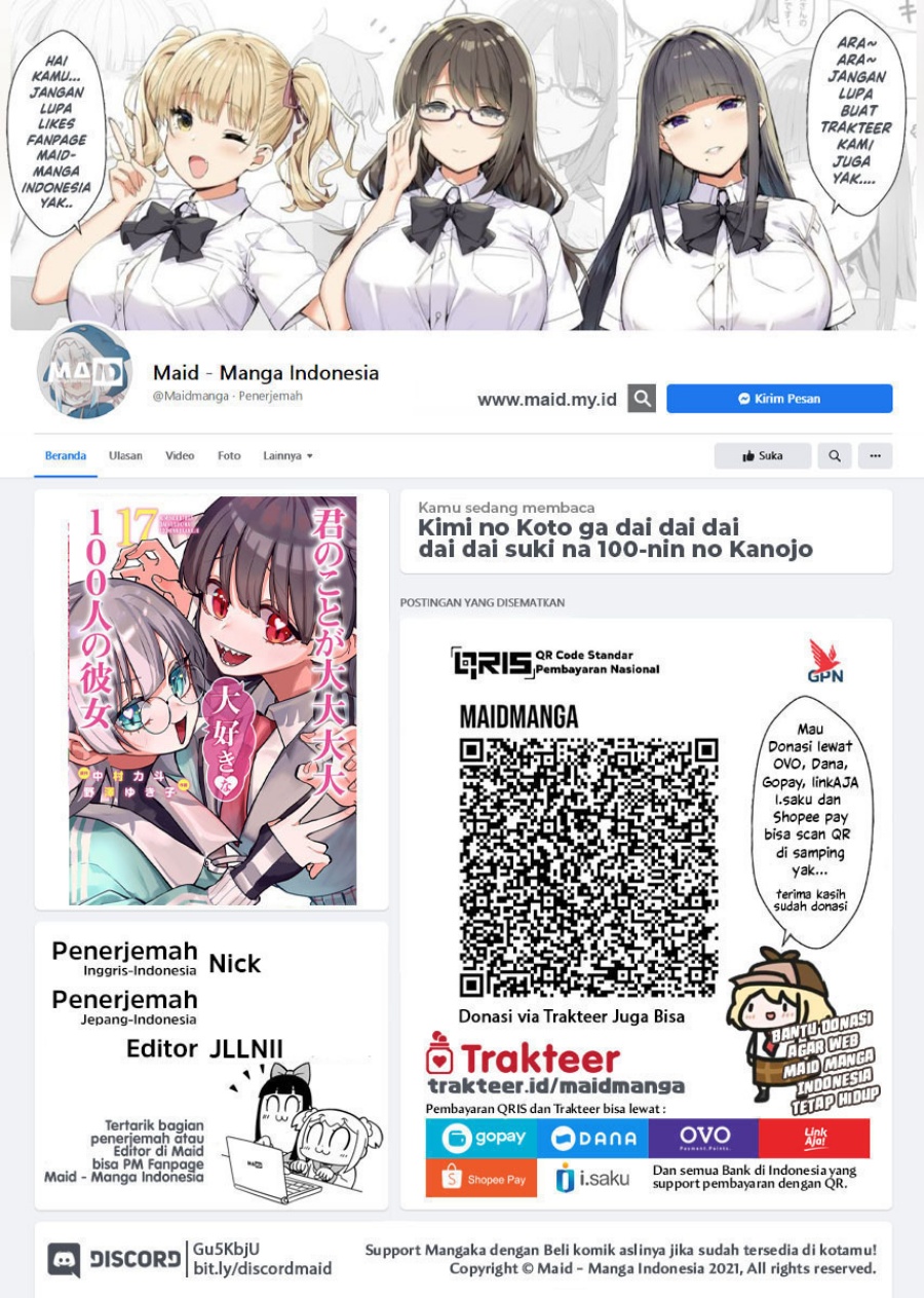 Kimi no Koto ga Dai Dai Dai Dai Daisuki na 100-ri no Kanojo chapter 130